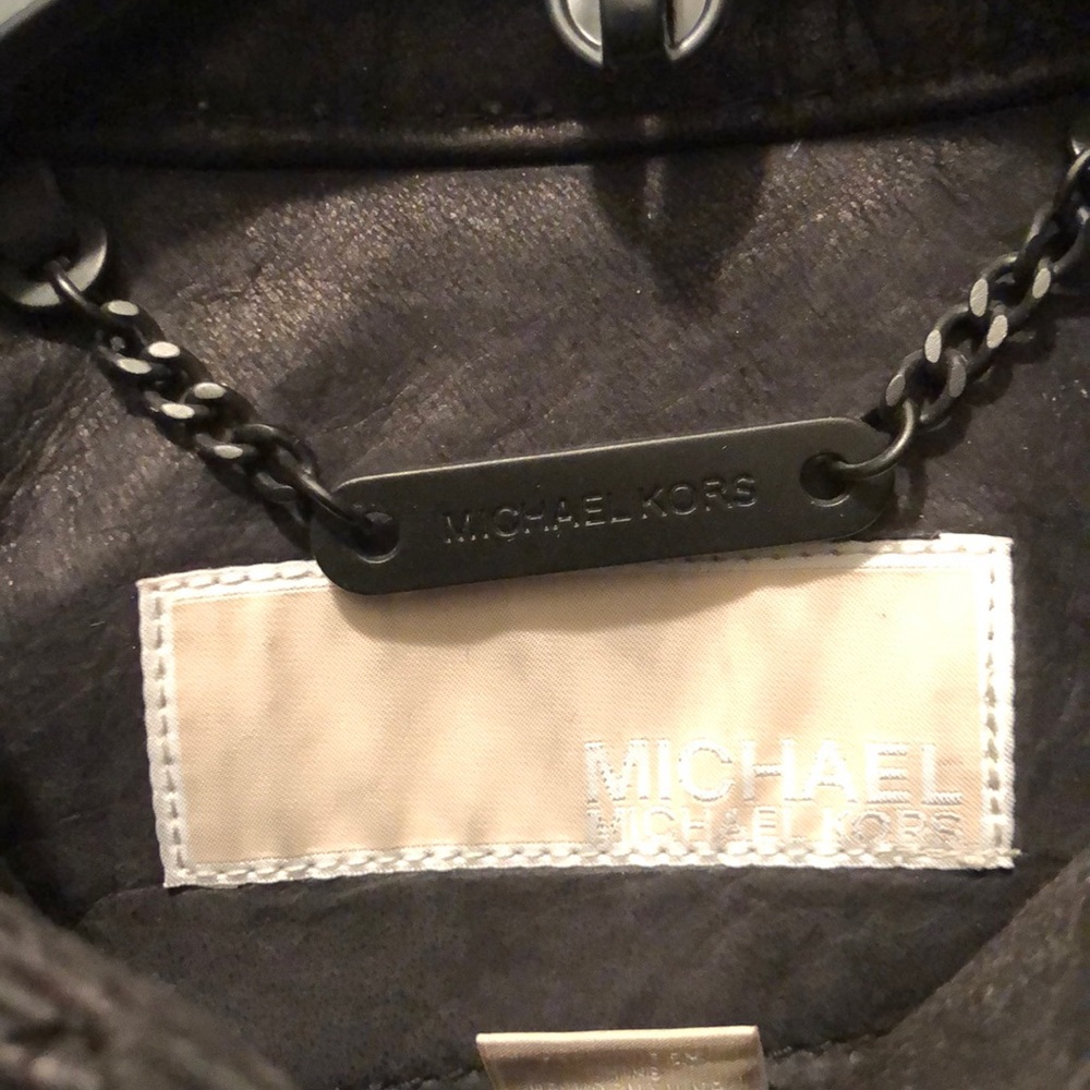 Michael Kors leather jacket NWT never worn